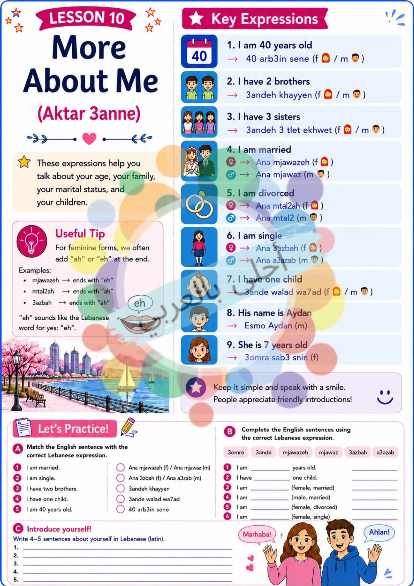 Learning Lebanese for Foreigners – Level 1